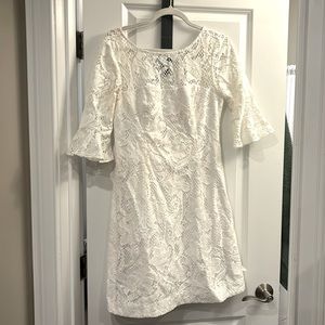 Lilly Pulitzer white lace dress